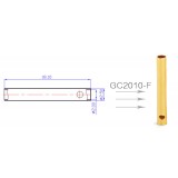 GC2010-F, 2.0mm Female Gold connector 30A