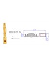 GC2010-M, 2.0mm Male Gold connector 30A