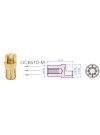 GC6510-M, 6.5mm Male Gold connector 140A