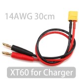 XT60 for Charger w/ 14AWG 30cm