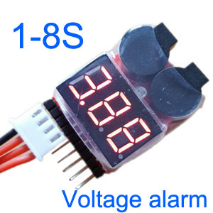 BB Alarm voltage alram for 1-8S lipo