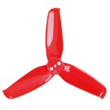 PC2540-3R Flash Durable 3 Blade (3 Hole) Gemfan Propeller 2540-Red